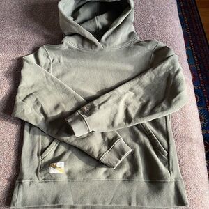 Tracksmith Sage Green Hoodie